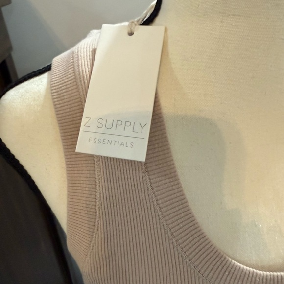 Z Supply Blush Ribbed Tank Top - Picture 2 of 5